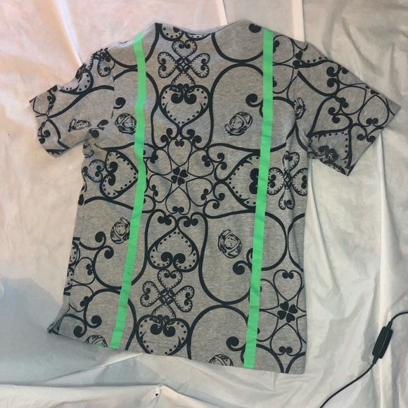 Billionaire Boys Club Hearts Iron Work motif Henley MED - Picture 5 of 12